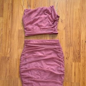 Two Piece Tanktop ruffled dress